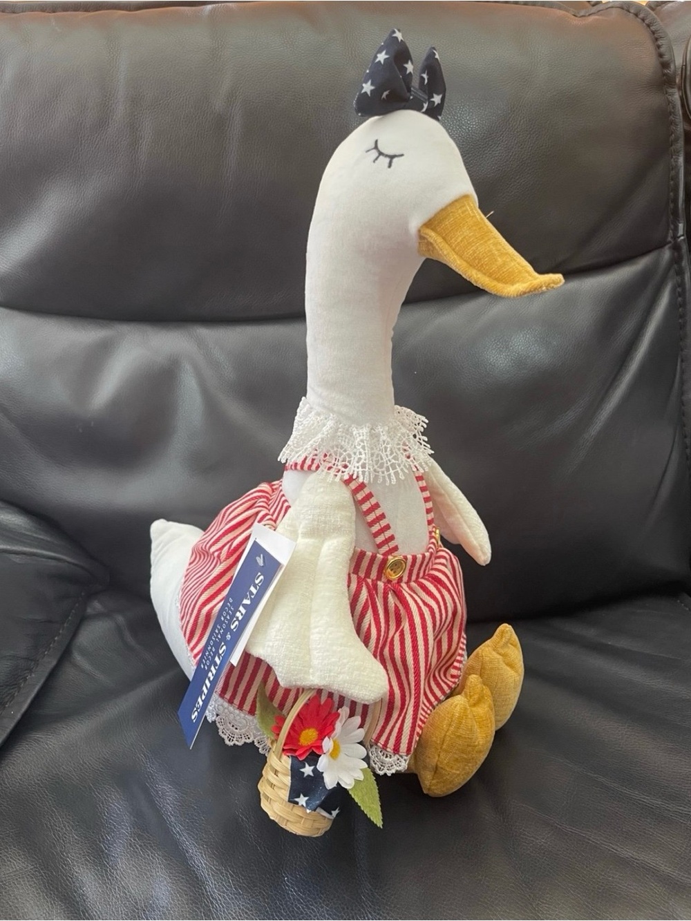Stars and Stripes Patriotic Duck - Stars and Stripes Patriotic Plush Duck